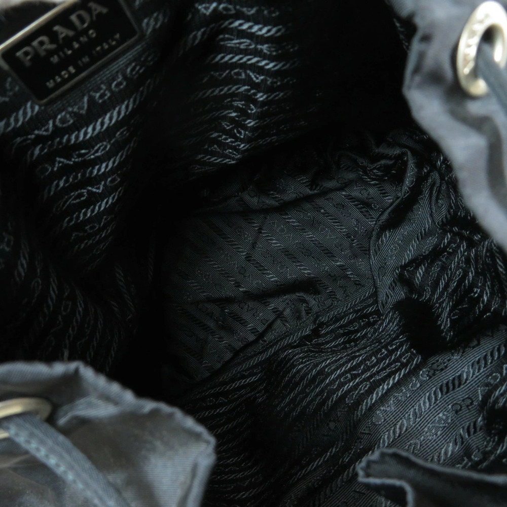 Prada logo plate Backpack Rucksack Daypack - Picture 5 of 11